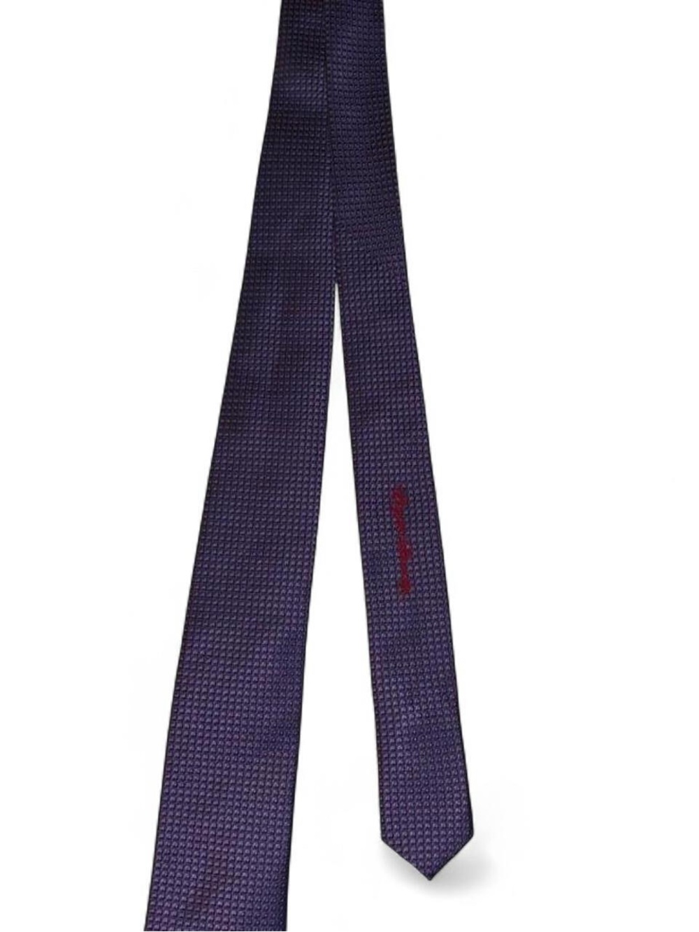 English Laundry Purple Textured Silk Tie